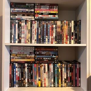 Movie night $1 each (when you buy 10 +) dvd movies for everyone